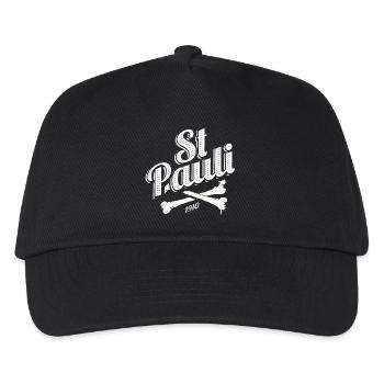 Hamburg - St. Pauli - St Pauli - 1910 Sankt Pauli - Kinder Basecap - Schwarz - Vorne