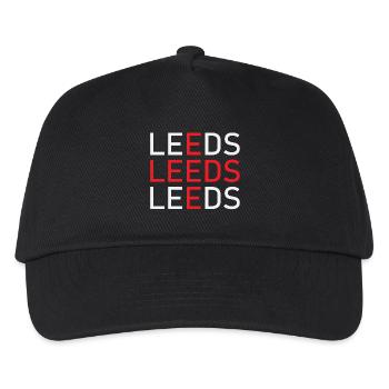 leeds - Kinder Basecap - Schwarz - Vorne