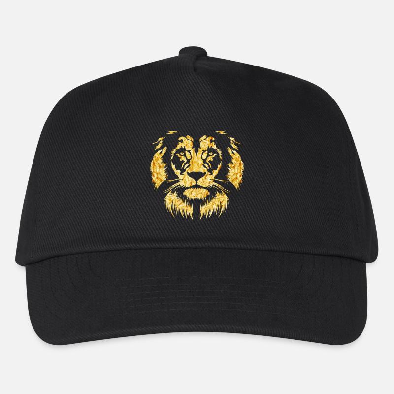 Gold lion - Kinder Basecap - Schwarz