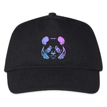 Panda Panda Bear - Kids’ Baseball Cap - black - Front