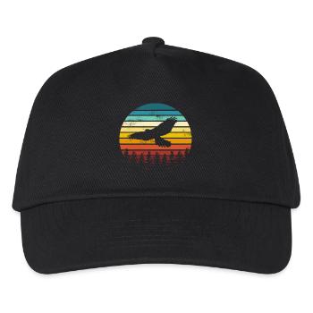 Bird Eagle - Kids’ Baseball Cap - black - Front