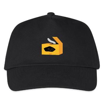 Katt and packaging design - Kids’ Baseball Cap - black - Front