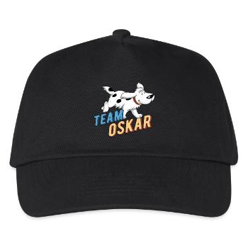 TKKG Team Oskar Hund - Kinder Basecap - Schwarz - Vorne