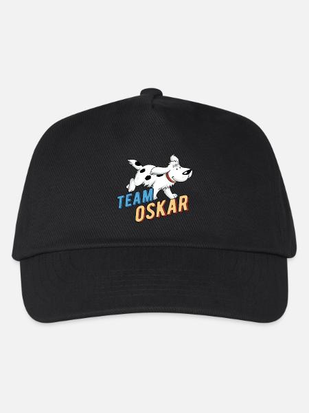 TKKG Team Oskar Hund - Kinder Basecap - Schwarz