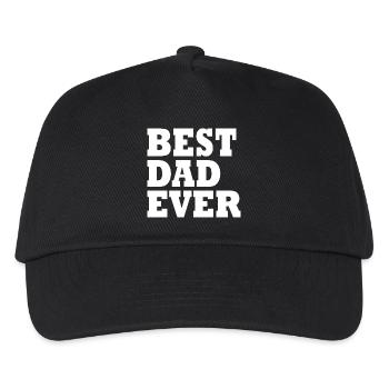 Best dad ever - Kids’ Baseball Cap - black - Front