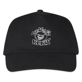 Die Wilden Kerle Original Logo used Look - Kinder Basecap - Schwarz - Vorne