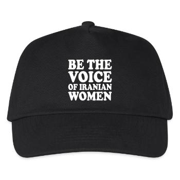 Be the voice of iranian women - Kids’ Baseball Cap - black - Front