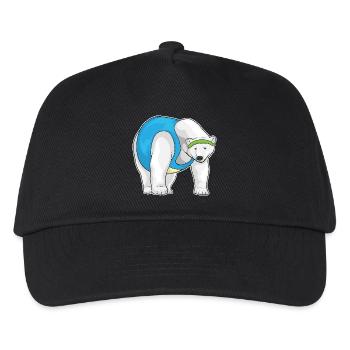 Polar Bear Jogger Jogging Sports - Kids’ Baseball Cap - black - Front