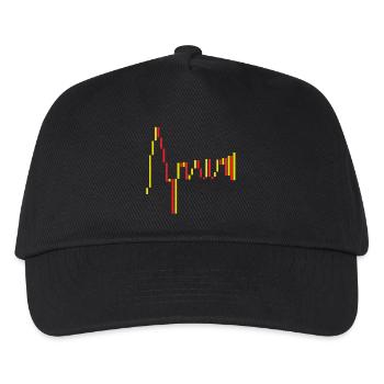 Spain Stock Exchange Red Yellow - Kids’ Baseball Cap - black - Front