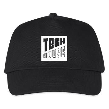Tech House art design pour raver, festival EDM - Casquette de baseball Enfant - noir - Devant