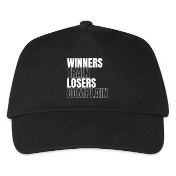 Winners - Kids’ Baseball Cap - black - Front