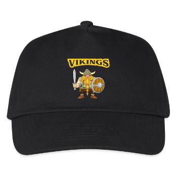 Vikings, Gnome, Explorer - Kids’ Baseball Cap - black - Front