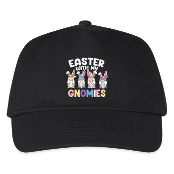 Ostern, Frohe Ostern, Schokoladenei - Kinder Basecap - Schwarz - Vorne