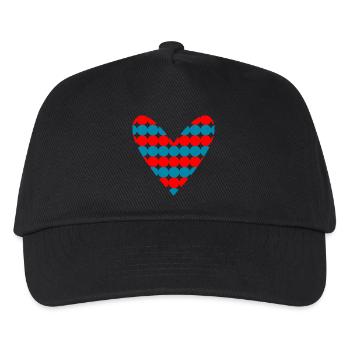 PAAR. ICH HABE GERADE GEHEIRATET. Junggesellinnenabschied. VALENTINSTAG. MARIES - Kinder Basecap - Schwarz - Vorne