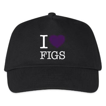 I LOVE FIGS - Kinder Basecap - Schwarz - Vorne