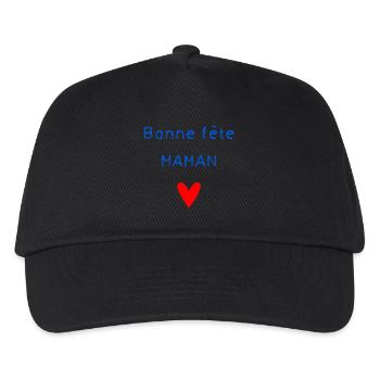 GRANNY. MOTHER'S DAY. HAPPY GRANNY'S DAY. I LOVE YOU - Kids’ Baseball Cap - black - Front