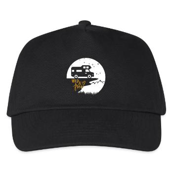 Vanlife & Camper Lifestyle Design - Kids’ Baseball Cap - black - Front