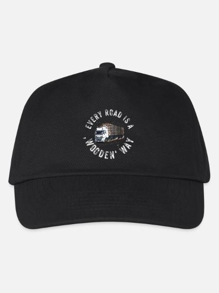 transport de bois, bois, camion, foresterie, bois long, occupation, forêt - Casquette de baseball Enfant - noir