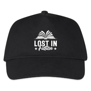 LOST IN FICTION - Kids’ Baseball Cap - black - Front