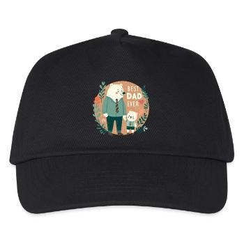 Best Dad Ever. Father's Day - Kids’ Baseball Cap - black - Front