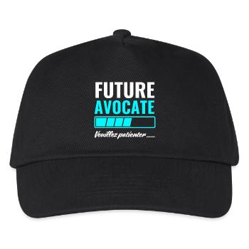 future lawyer - Kids’ Baseball Cap - black - Front