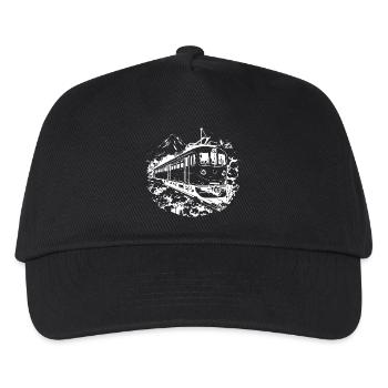 Railway Graphic - Kids’ Baseball Cap - black - Front