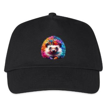 Igel - Kinder Basecap - Schwarz - Vorne