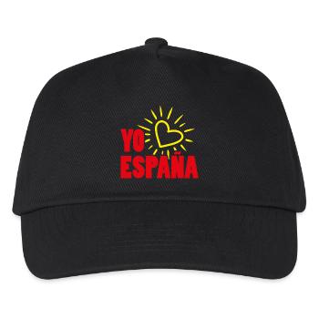Spanien Espana - Kinder Basecap - Schwarz - Vorne