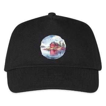 Swedish house Swedish house holiday gift - Kids’ Baseball Cap - black - Front
