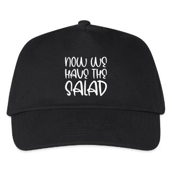 Now we have the salad - Kids’ Baseball Cap - black - Front