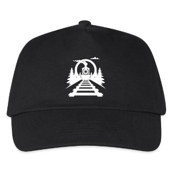 Chemin de fer - Casquette de baseball Enfant - noir - Devant