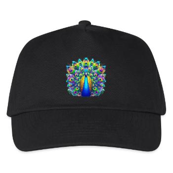Peacock - Kids’ Baseball Cap - black - Front