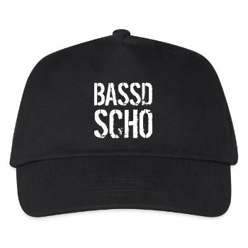 Bassd scho - Kinder Basecap - Schwarz - Vorne