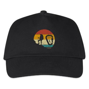 Mountaineer Mountagnes Rocks - Kids’ Baseball Cap - black - Front