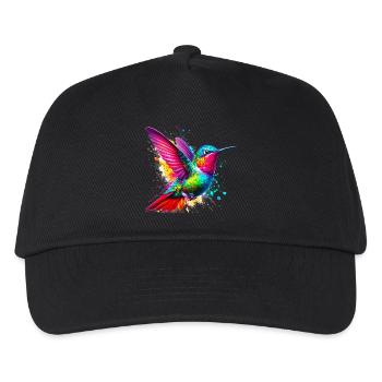 Kolibri - Kinder Basecap - Schwarz - Vorne