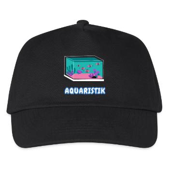 Aquaristik-Liebhaber - Kinder Basecap - Schwarz - Vorne