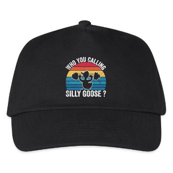 Who You Calling Silly Goose | Funny Gym Meme - Casquette de baseball Enfant - noir - Devant