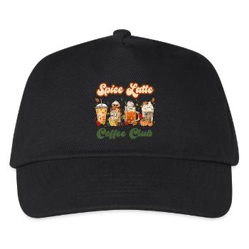 Coffee Club - Pumpkin Spice Latte - Kinder Basecap - Schwarz - Vorne