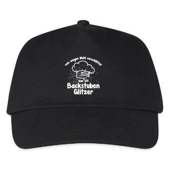 Bakeries glitter funny baker's saying - Kids’ Baseball Cap - black - Front