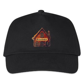 Home is where the family is - Kids’ Baseball Cap - black - Front