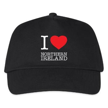 I LOVE NORTHERN IRELAND Nordirland - Kids’ Baseball Cap - black - Front