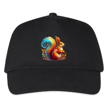 Eichhörnchen - Kinder Basecap - Schwarz - Vorne