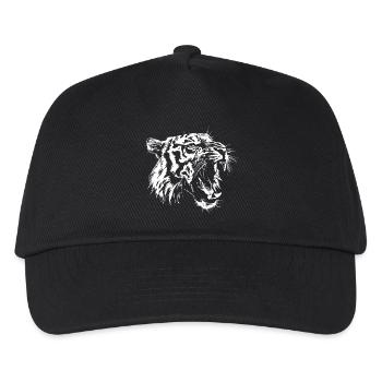 Roaring Tiger Head - Kids’ Baseball Cap - black - Front