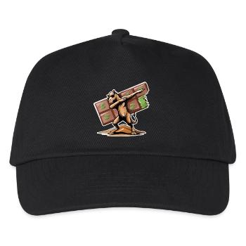 Dabbing Dromadary & Chocolat de Dubaï - Casquette de baseball Enfant - noir - Devant