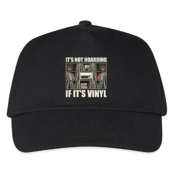 Es ist kein Horten, wenn es Vinyl ist - Kinder Basecap - Schwarz - Vorne