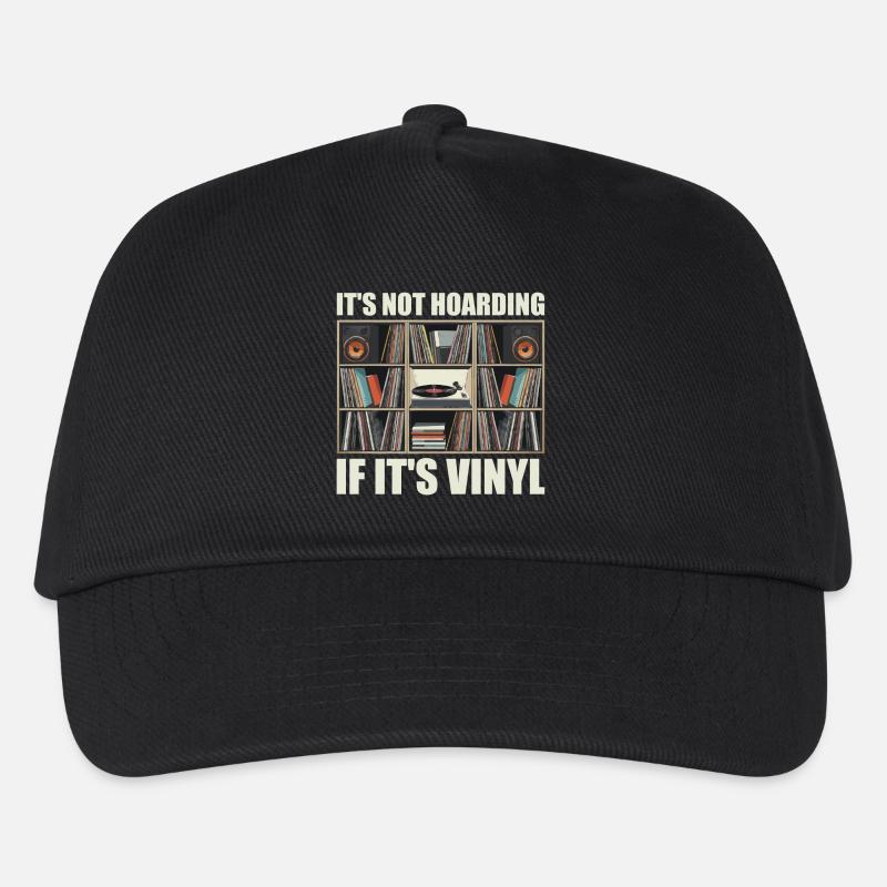 Es ist kein Horten, wenn es Vinyl ist - Kinder Basecap - Schwarz