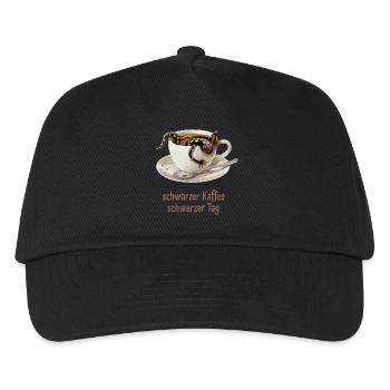 Salamandre du café 1 - Casquette de baseball Enfant - noir - Devant