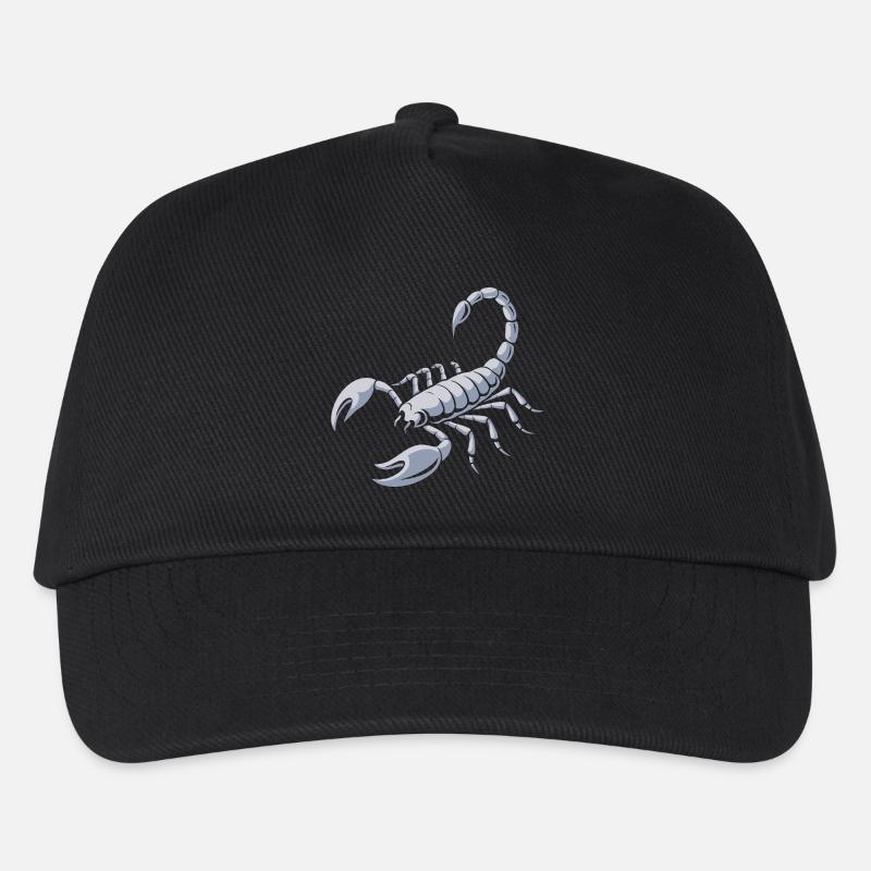 Grimmiger Skorpion - Kinder Basecap - Schwarz