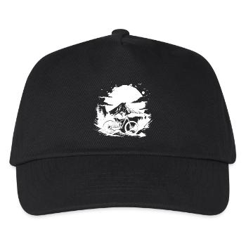 Mountain biking - Kids’ Baseball Cap - black - Front