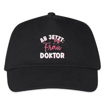 Ärztin Frau Doktor - Kinder Basecap - Schwarz - Vorne